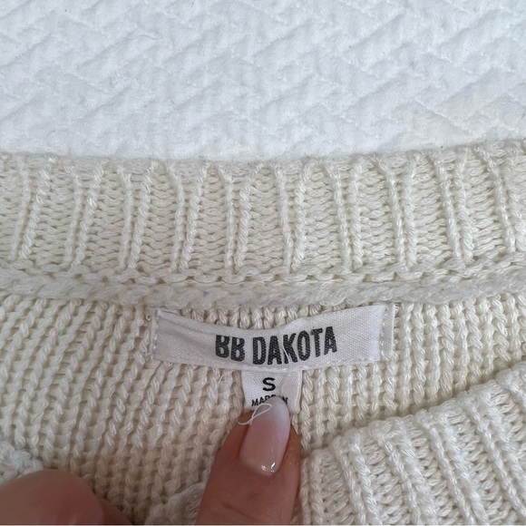 BB Dakota Take a Dip Sweater in Blue Frosting S - Picture 8 of 9